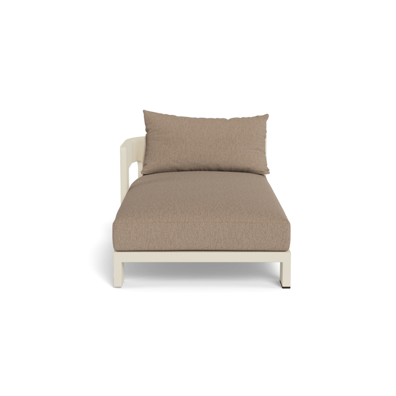 Victoria Aluminum Chaise Left