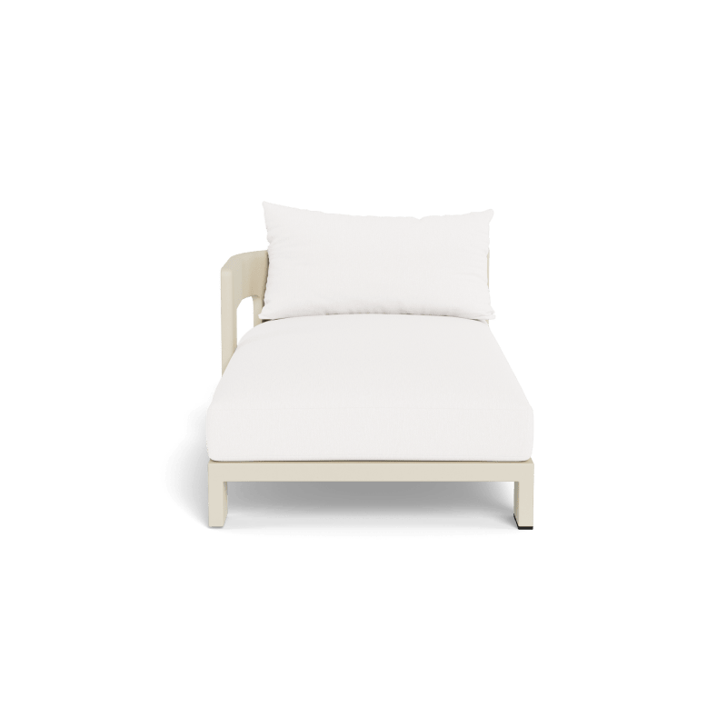 Victoria Aluminum Chaise Left