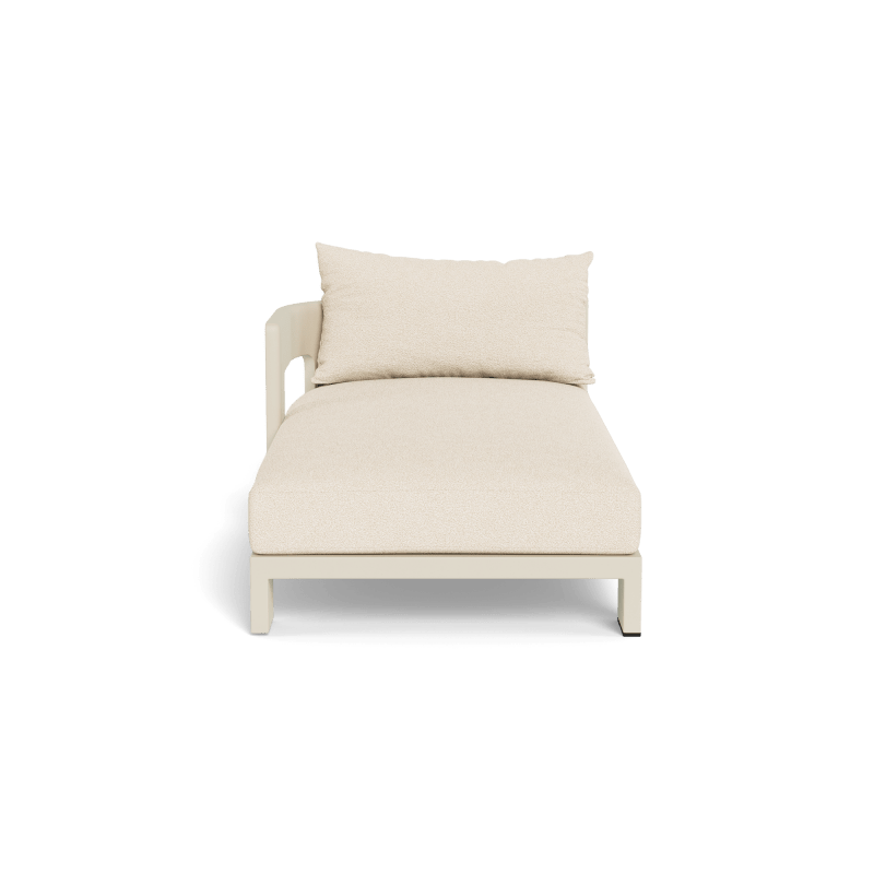 Victoria Aluminum Chaise Left