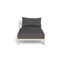 Victoria Aluminum Chaise Left