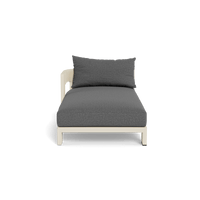 Victoria Aluminum Chaise Left