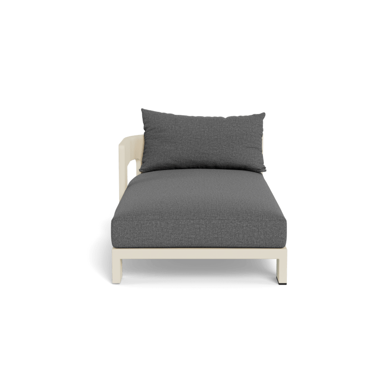 Victoria Aluminum Chaise Left