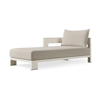 Victoria Aluminum Chaise Left