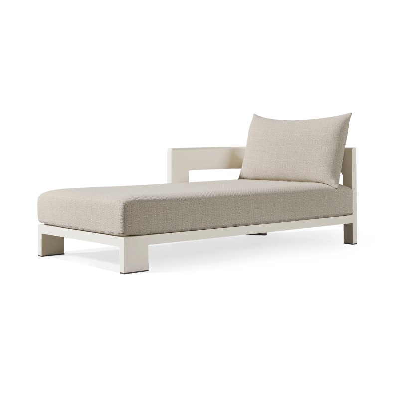 Victoria Aluminum Chaise Left