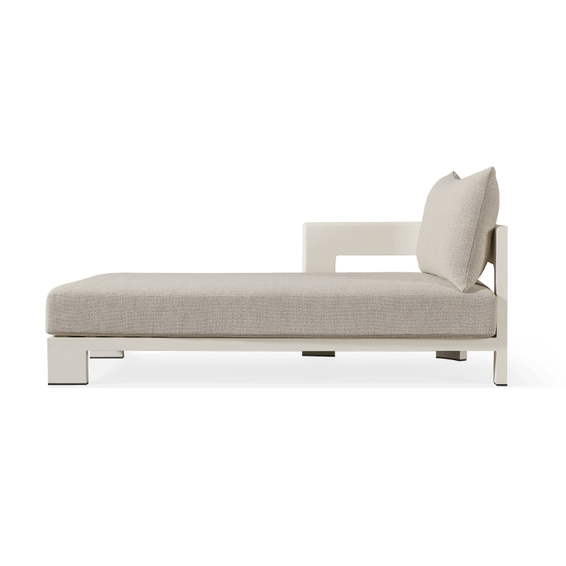 Victoria Aluminum Chaise Left