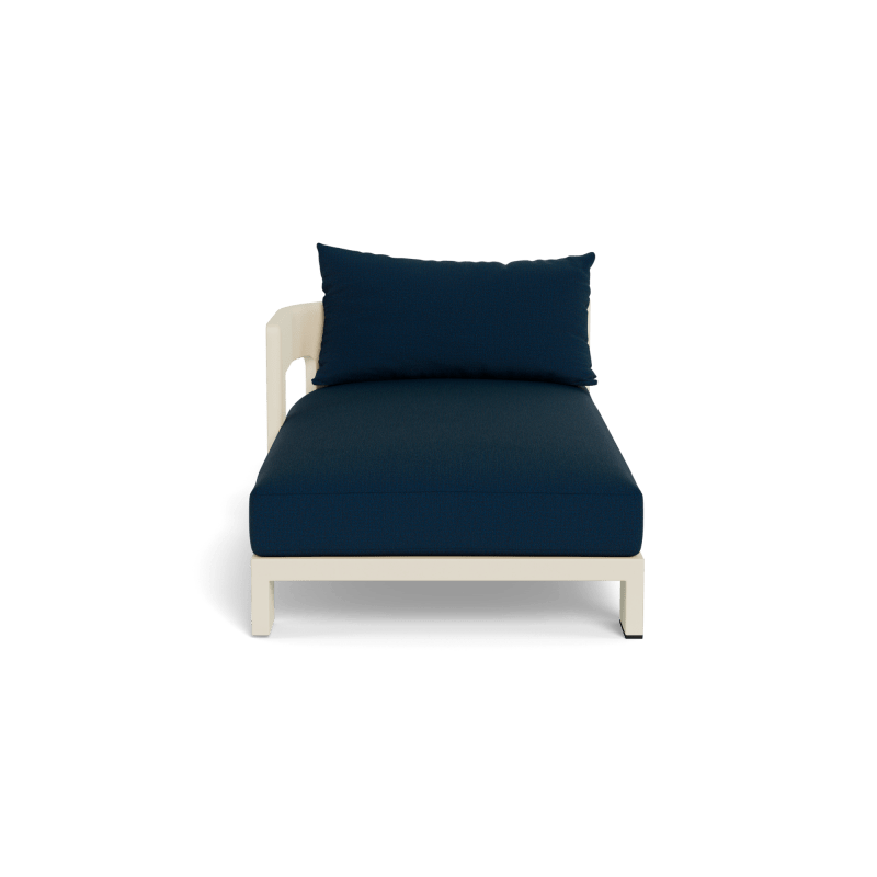 Victoria Aluminum Chaise Left