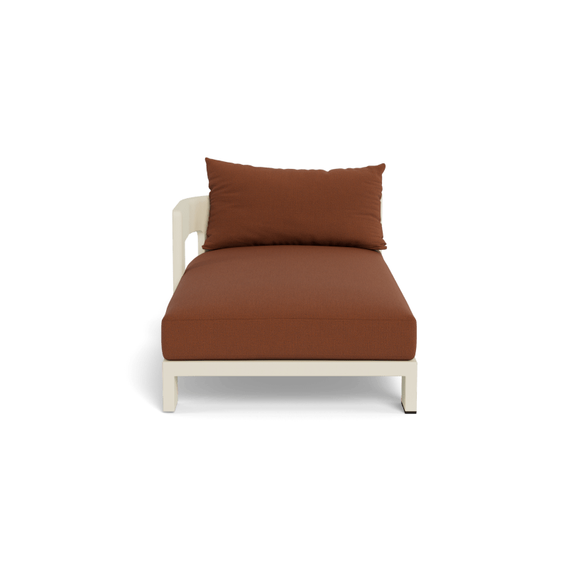 Victoria Aluminum Chaise Left