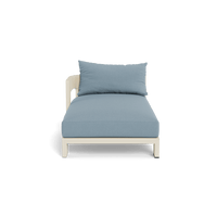 Victoria Aluminum Chaise Left