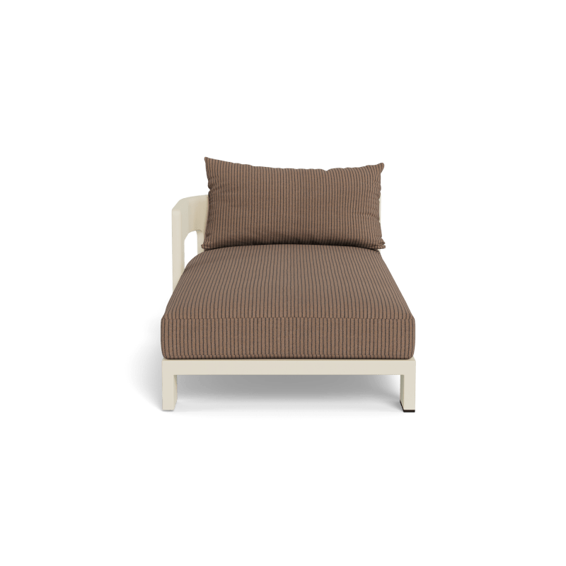 Victoria Aluminum Chaise Left