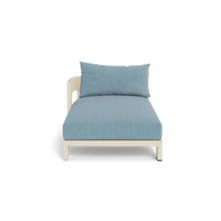 Victoria Aluminum Chaise Left