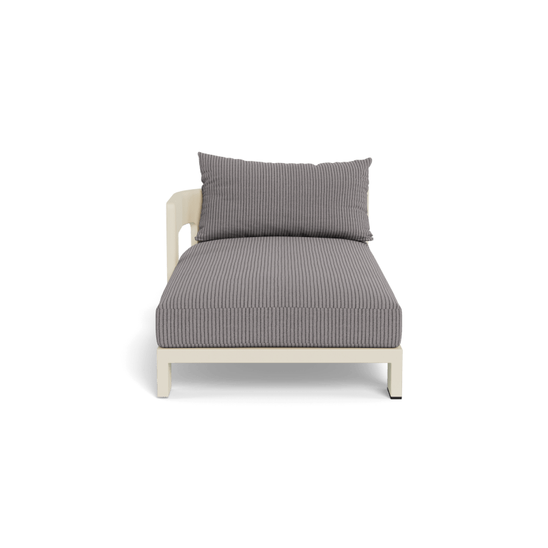 Victoria Aluminum Chaise Left