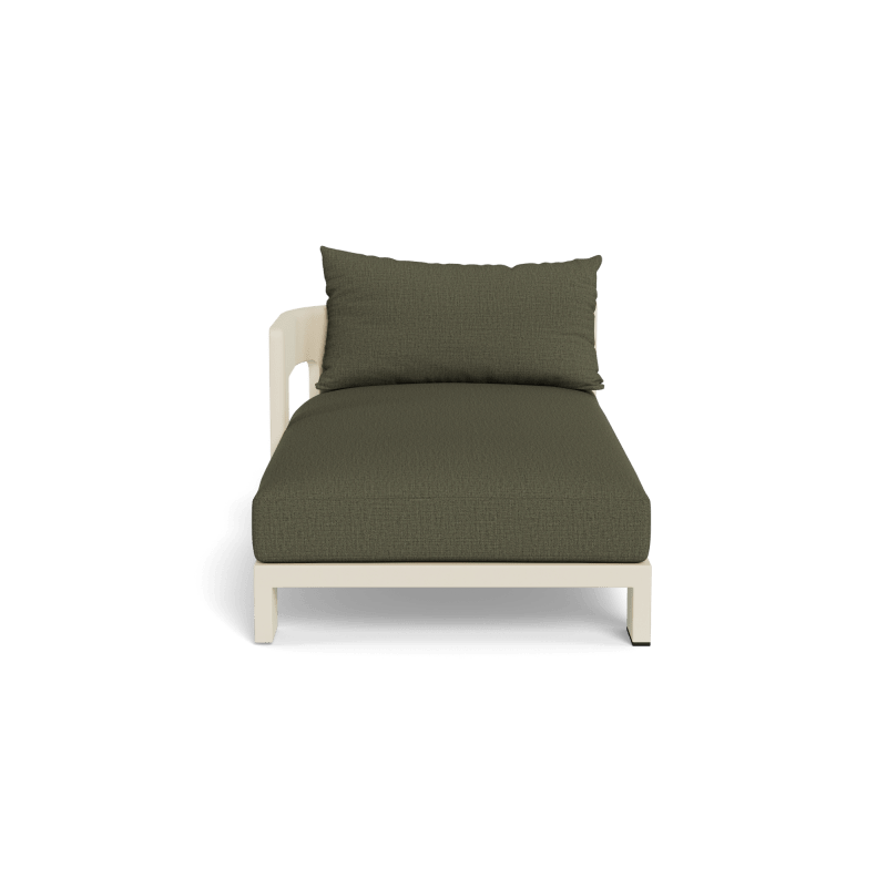 Victoria Aluminum Chaise Left