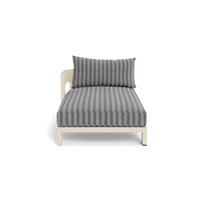 Victoria Aluminum Chaise Left