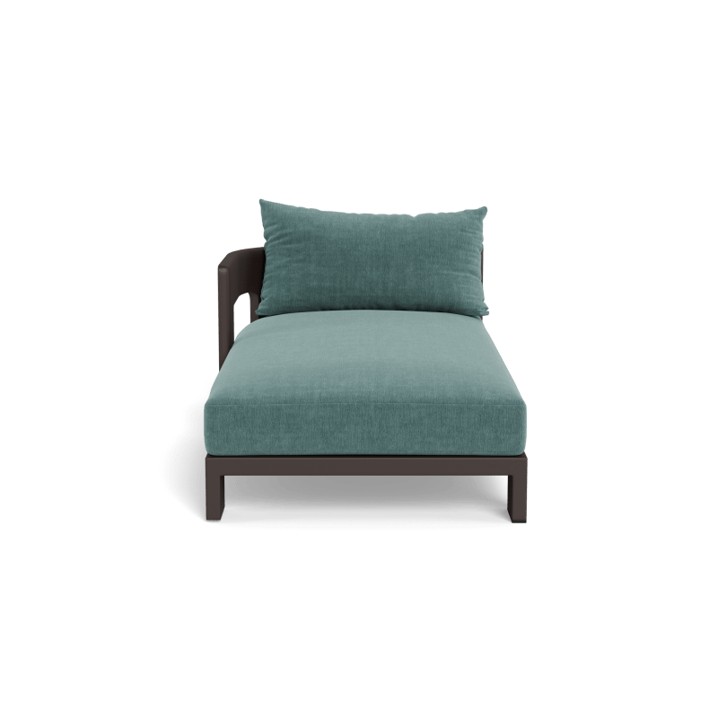 Victoria Aluminum Chaise Left