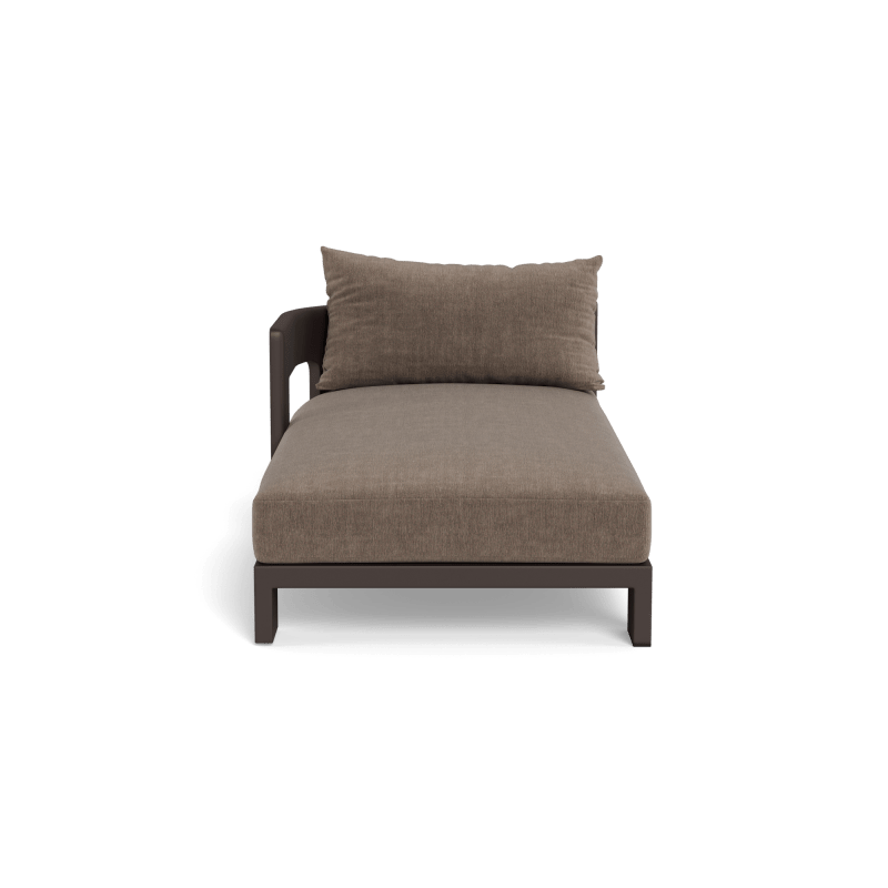Victoria Aluminum Chaise Left
