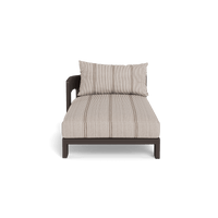 Victoria Aluminum Chaise Left