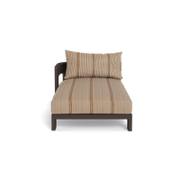Victoria Aluminum Chaise Left