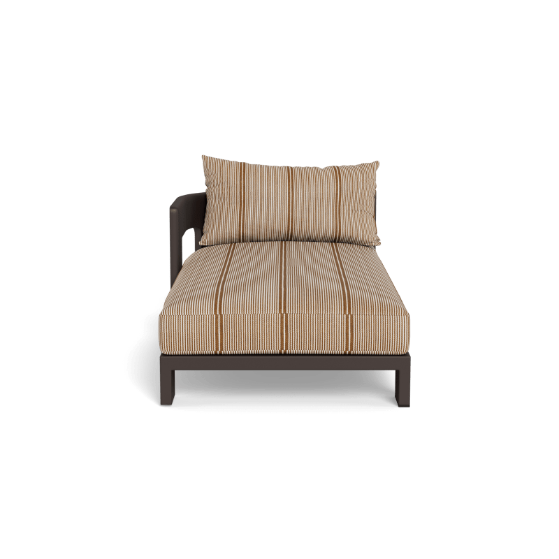 Victoria Aluminum Chaise Left