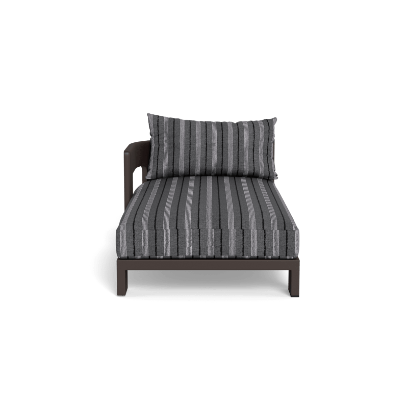 Victoria Aluminum Chaise Left