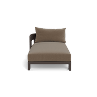 Victoria Aluminum Chaise Left
