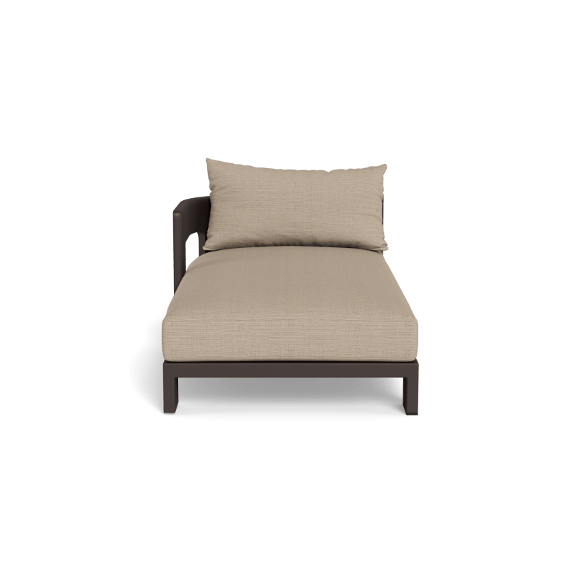 Victoria Aluminum Chaise Left