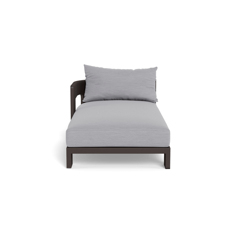Victoria Aluminum Chaise Left