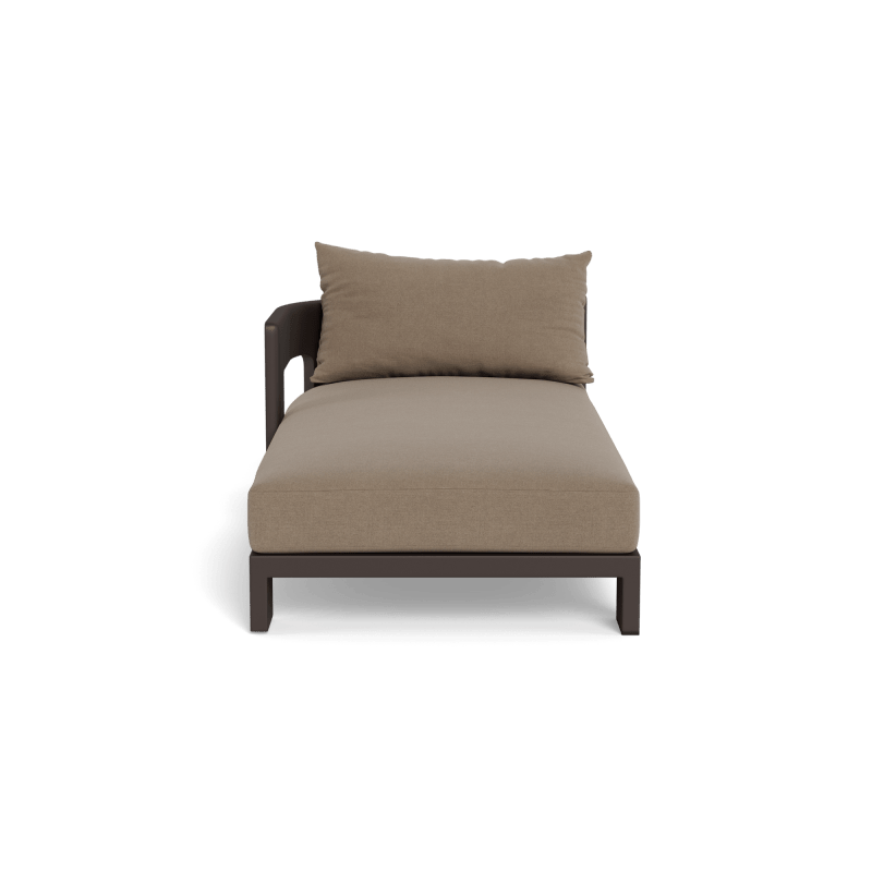 Victoria Aluminum Chaise Left