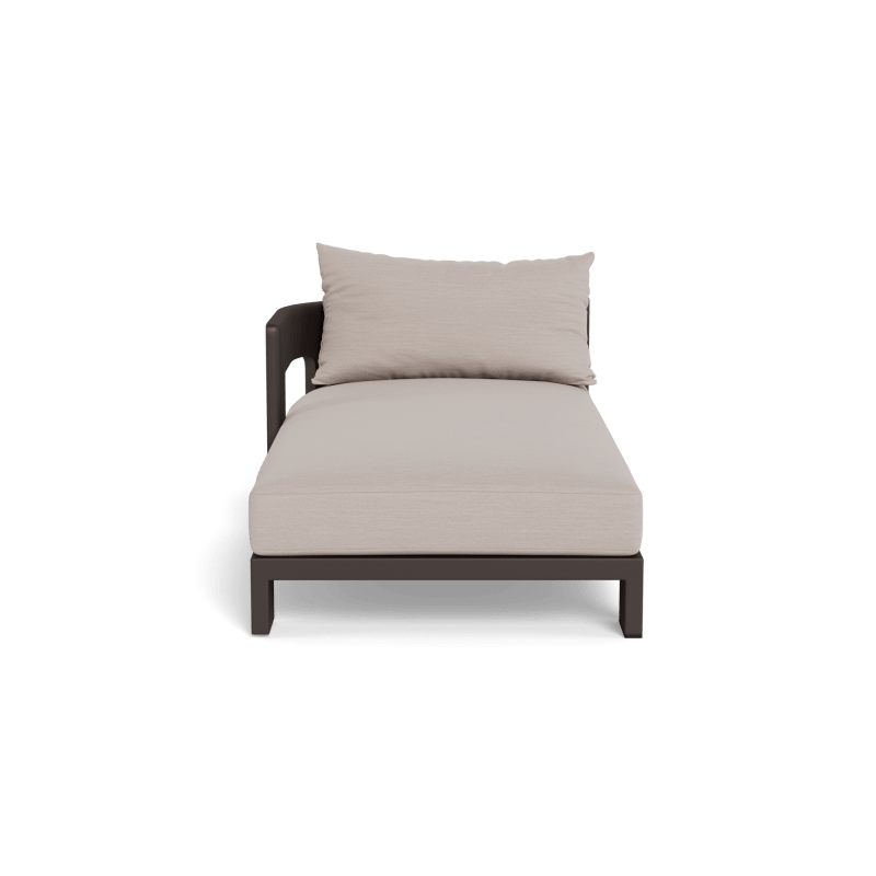 Victoria Aluminum Chaise Left