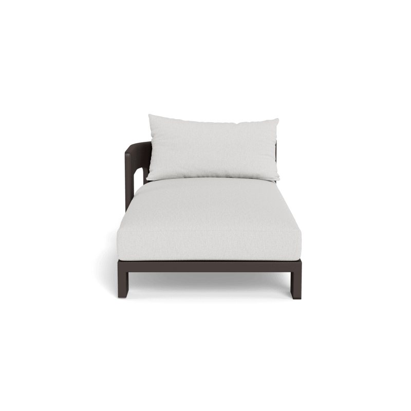 Victoria Aluminum Chaise Left