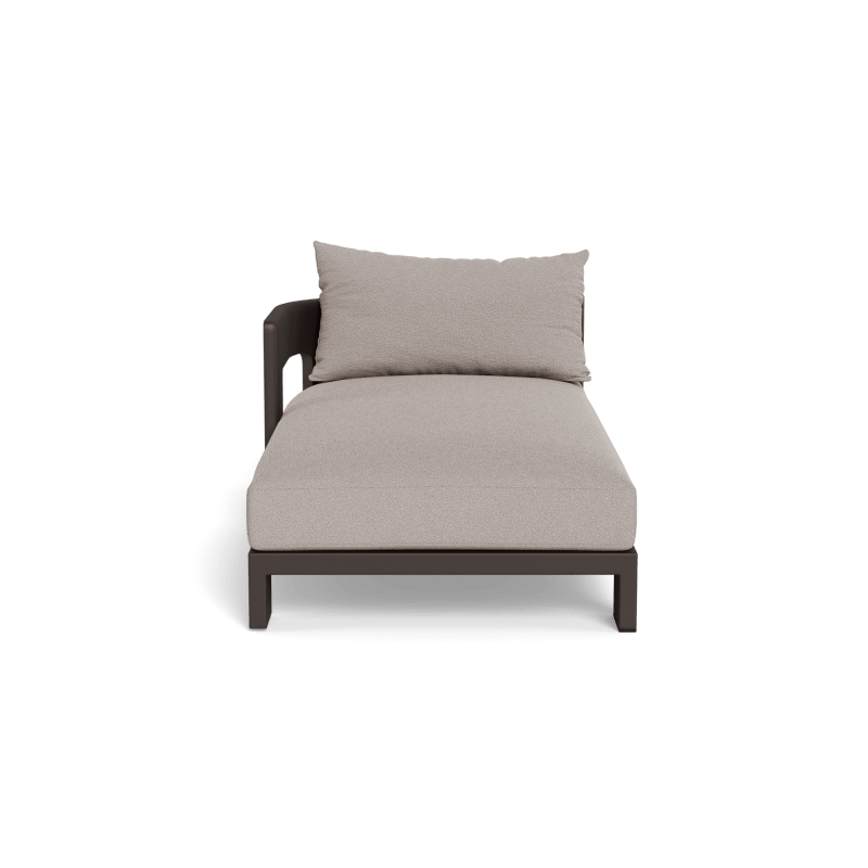 Victoria Aluminum Chaise Left