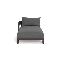 Victoria Aluminum Chaise Left