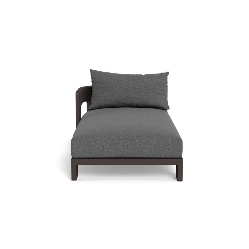 Victoria Aluminum Chaise Left