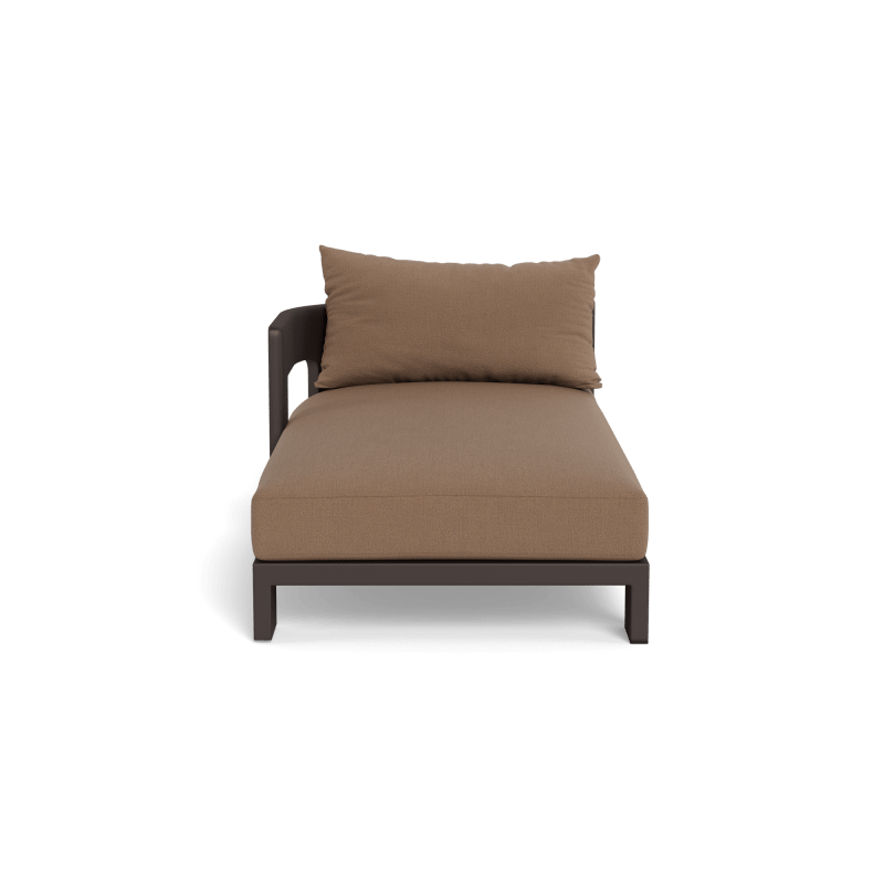 Victoria Aluminum Chaise Left