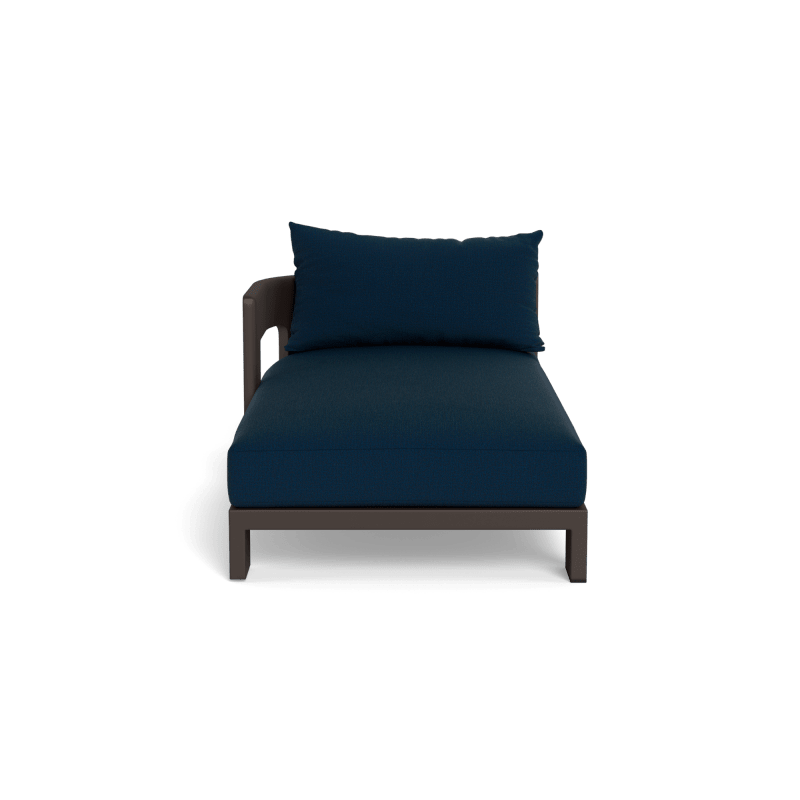 Victoria Aluminum Chaise Left