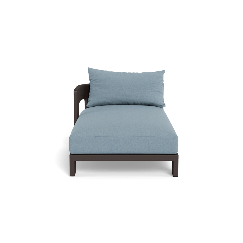 Victoria Aluminum Chaise Left