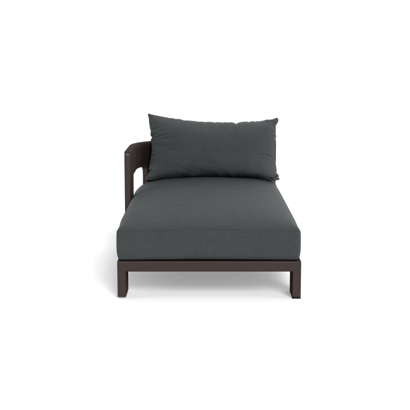 Victoria Aluminum Chaise Left