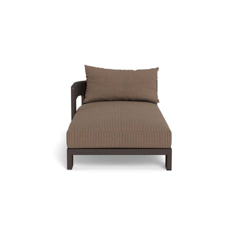 Victoria Aluminum Chaise Left