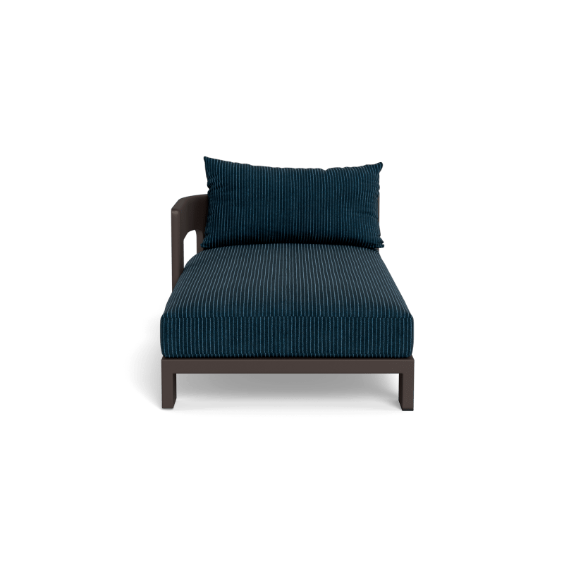 Victoria Aluminum Chaise Left