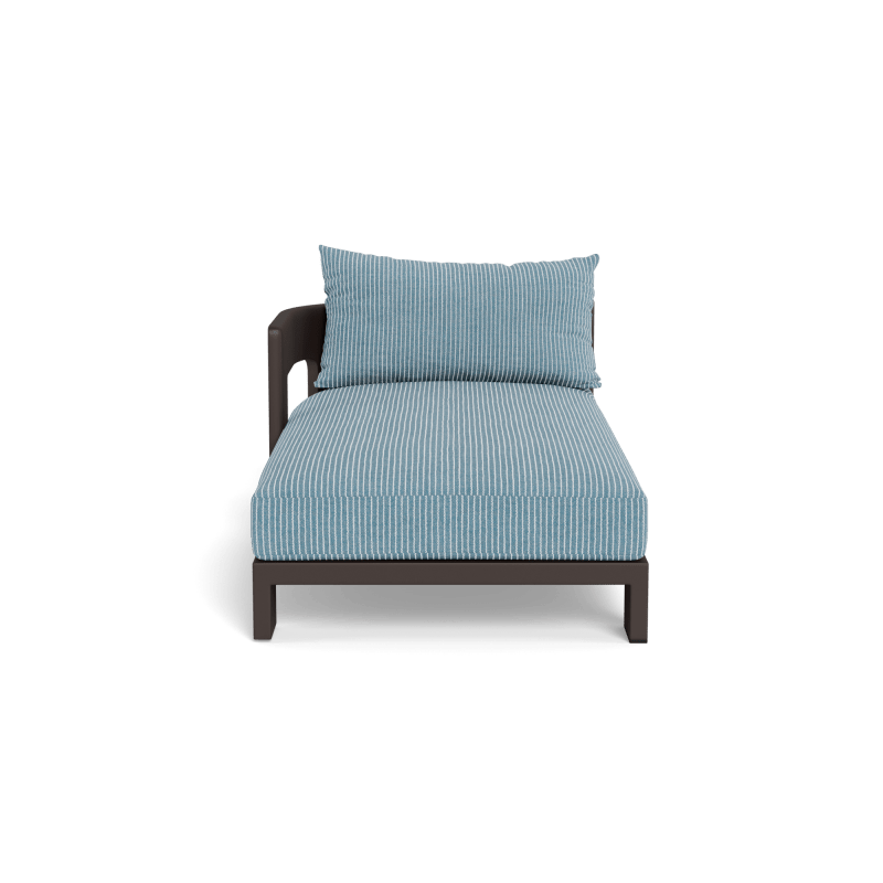 Victoria Aluminum Chaise Left