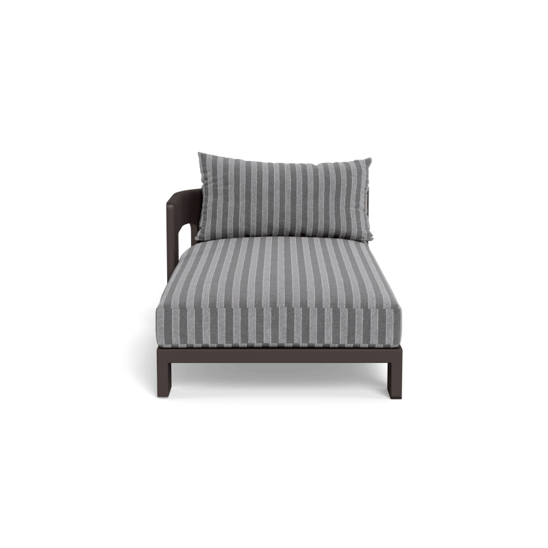 Victoria Aluminum Chaise Left