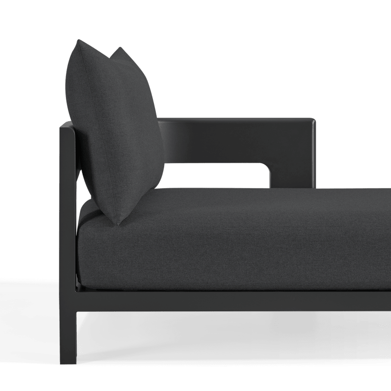 Victoria Aluminum Chaise Right