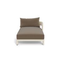Victoria Aluminum Chaise Right