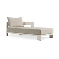 Victoria Aluminum Chaise Right