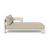 Victoria Aluminum Chaise Right | Aluminum Bone, Siesta Taupe,