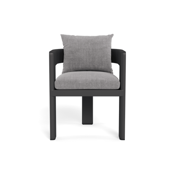 VICTORIA ALUMINUM Dining Chair | Aluminum Asteroid, Altona Dove,