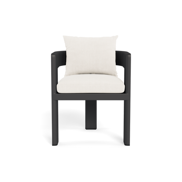 VICTORIA ALUMINUM Dining Chair | Aluminum Asteroid, Altona Snow,
