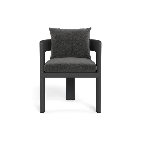 VICTORIA ALUMINUM Dining Chair | Aluminum Asteroid, Marley Boulder,