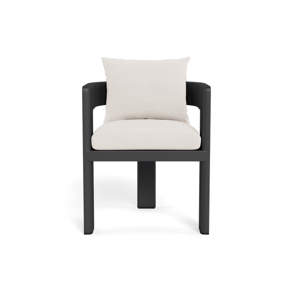 VICTORIA ALUMINUM Dining Chair | Aluminum Asteroid, Marley Snow,