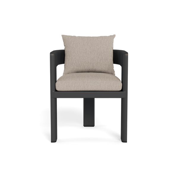 VICTORIA ALUMINUM Dining Chair | Aluminum Asteroid, Pebble Sand,