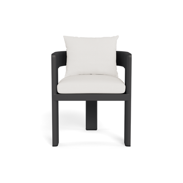 VICTORIA ALUMINUM Dining Chair | Aluminum Asteroid, Stirling Salt,